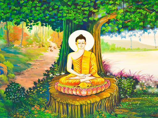เจ้าชายสิทธะ ตรัสรู้เป็น พระโคตม