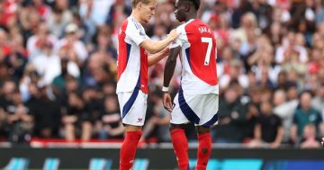Bukayo Saka and Martin Odegaard Arsenal injury reality hands Mikel Arteta scary Liverpool issue