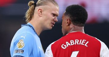 Erling Haaland left with egg on his face in Arsenal Premier League title race as Kai Havertz stars