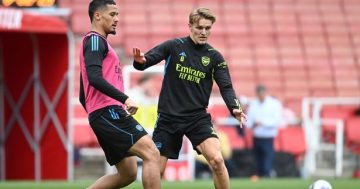 'Strange' - Martin Odegaard feelings on William Saliba Arsenal red card crystal clear