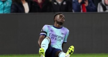 Bukayo Saka Arsenal injury latest - spotted on crutches, return timeline and Arteta update