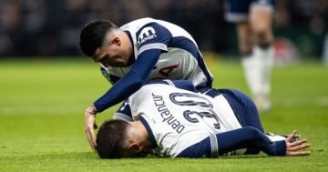Ange Postecoglou gives Rodrigo Bentancur update after injury scare in Tottenham vs Liverpool