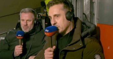Gary Neville calls out 'frustrating' Arsenal pair for their role in Brighton draw